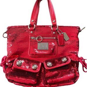 🦄 RARE Coach Poppy Spotlight Sequin Purse 🦄